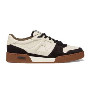 Fendi Match Low-Top Sneakers In Black Suede – FD30