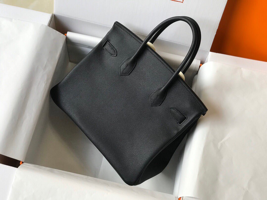 Replica Hermes Birkin Designer Tote Bag Epsom Leather 28353 Black - 图片 2