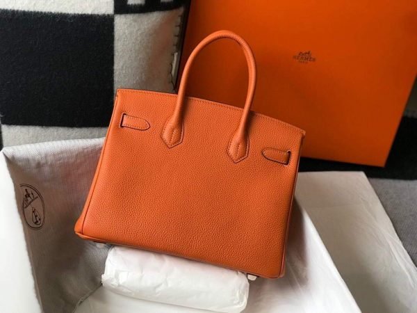 Replica Hermes Birkin Designer Tote Bag Togo Leather 28342 Orange