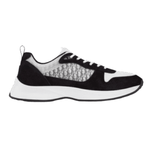 DIOR B25 OBLIQUE BLACK SUEDE RUNNER – CD37