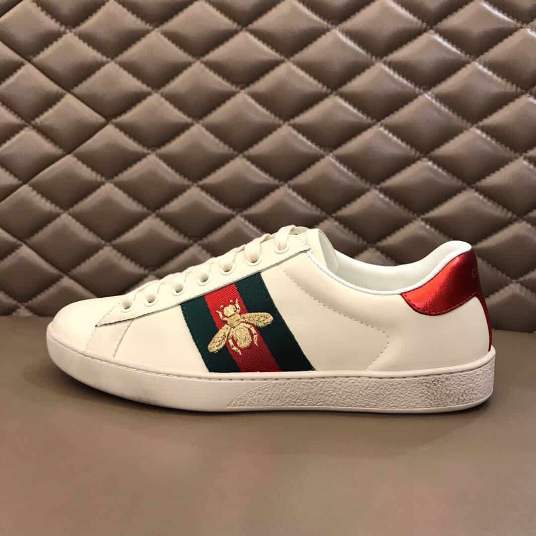 GUCCI ACE EMBROIDERED BEE SNEAKER – GC1 - 图片 3