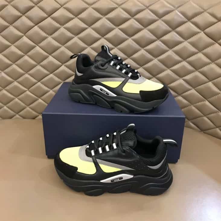 B22 SNEAKER TECHNICAL MESH WITH AND CALFSKIN – CD100 - 图片 2