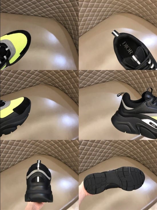 B22 SNEAKER TECHNICAL MESH WITH AND CALFSKIN – CD100 - 图片 6