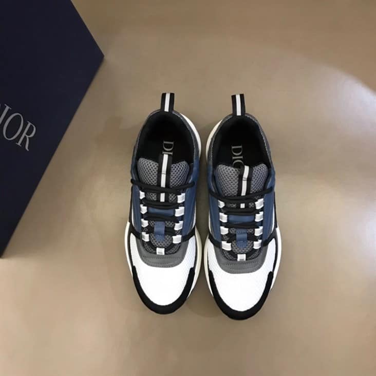 B22 SNEAKER TECHNICAL MESH WITH AND CALFSKIN – CD113 - 图片 4