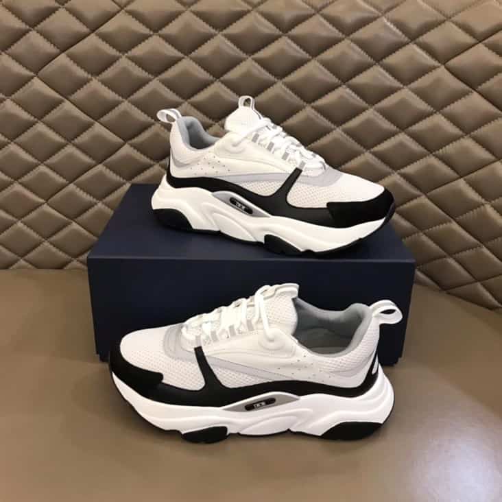 B22 SNEAKER TECHNICAL MESH WITH AND CALFSKIN – CD115 - 图片 2