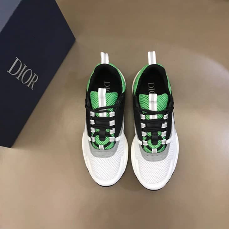 B22 SNEAKER TECHNICAL MESH WITH AND CALFSKIN – CD98 - 图片 4