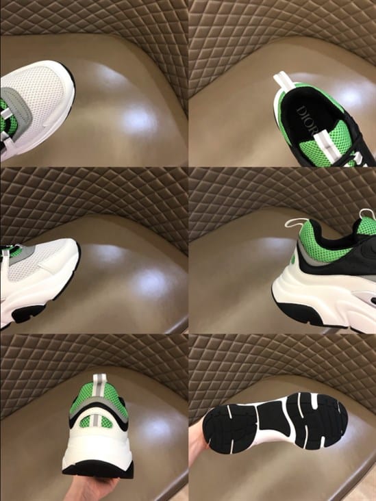 B22 SNEAKER TECHNICAL MESH WITH AND CALFSKIN – CD98 - 图片 5