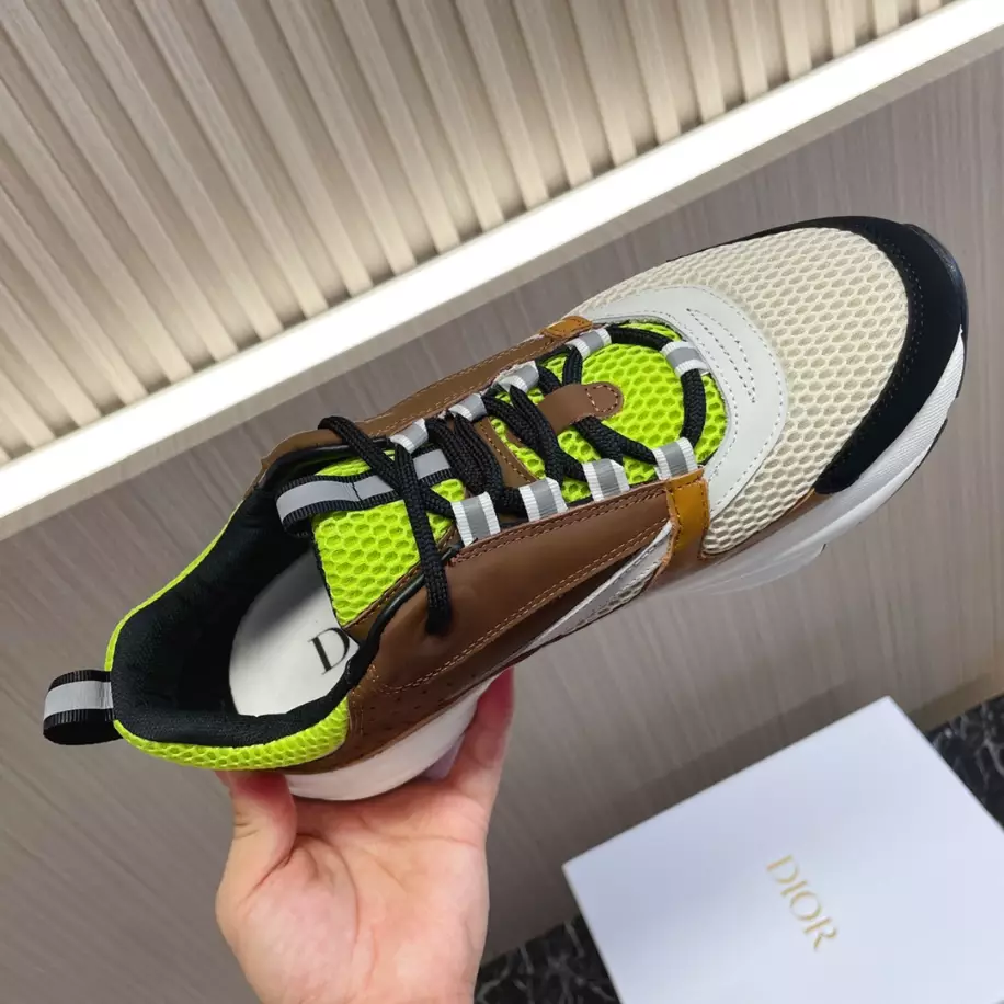 B22 SNEAKER TECHNICAL MESH WITH AND CALFSKIN – CD129 - 图片 3