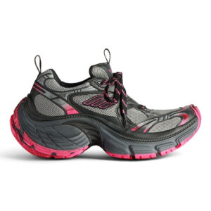 BALENCIAGA WOMEN’S 10XL SNEAKER IN GREY/PINK/BLACK – BB275