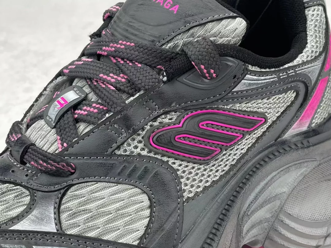 BALENCIAGA WOMEN’S 10XL SNEAKER IN GREY/PINK/BLACK – BB275 - 图片 4