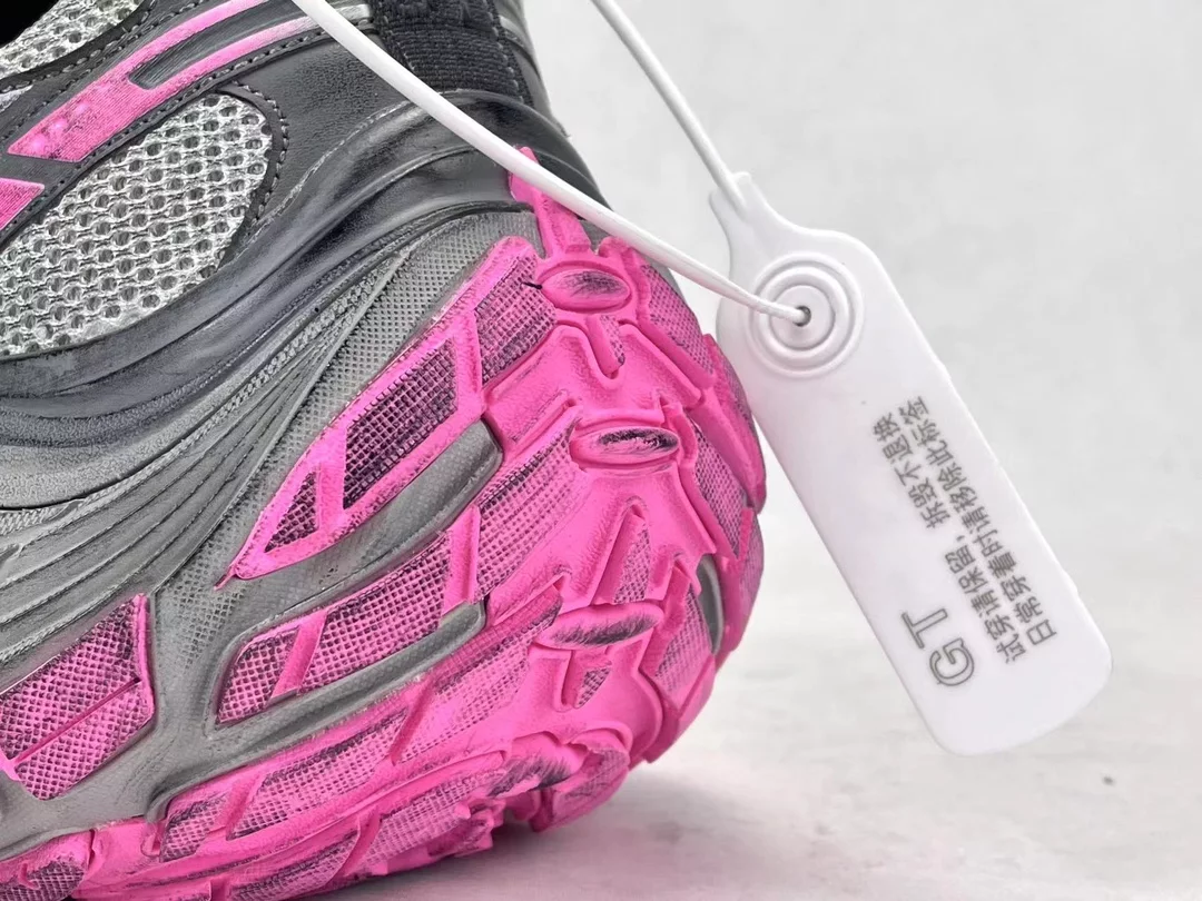 BALENCIAGA WOMEN’S 10XL SNEAKER IN GREY/PINK/BLACK – BB275 - 图片 5