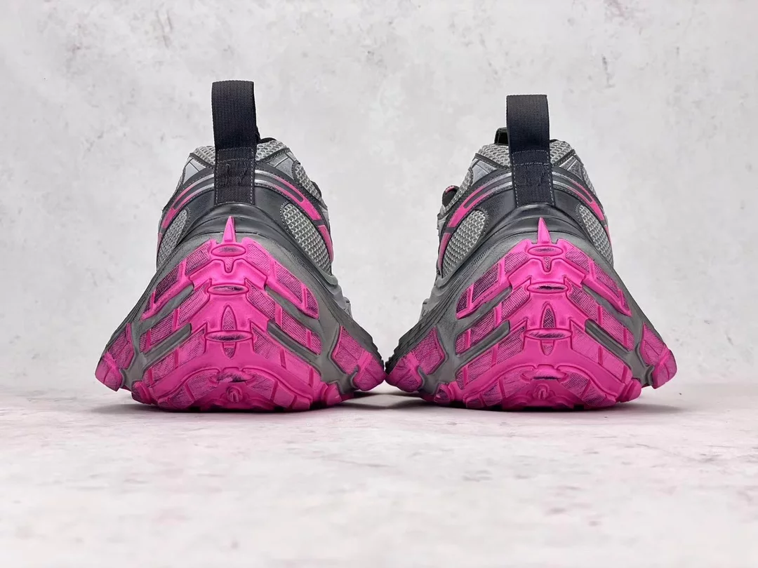 BALENCIAGA WOMEN’S 10XL SNEAKER IN GREY/PINK/BLACK – BB275 - 图片 8
