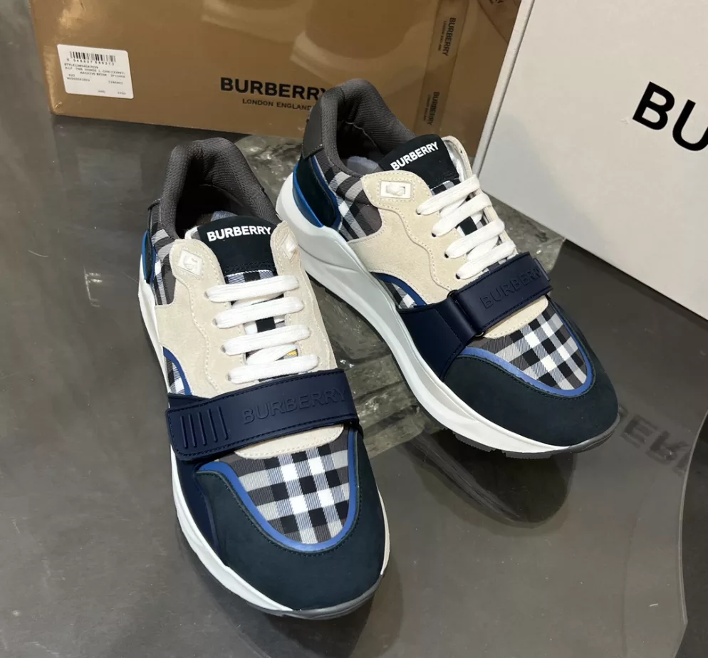 BURBERRY VINTAGE CHECK SNEAKERS – BBR111 - 图片 2