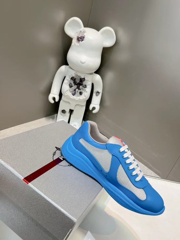 PRADA AMERICA’S CUP SOFT RUBBER AND BIKE FABRIC SNEAKERS – PRD001 - 图片 8