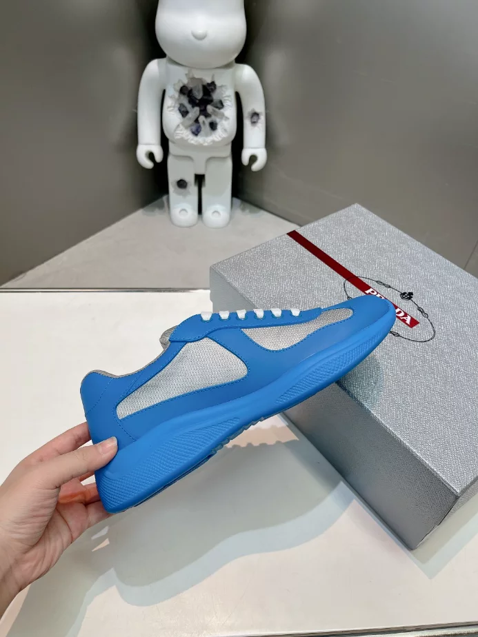 PRADA AMERICA’S CUP SOFT RUBBER AND BIKE FABRIC SNEAKERS – PRD001 - 图片 2