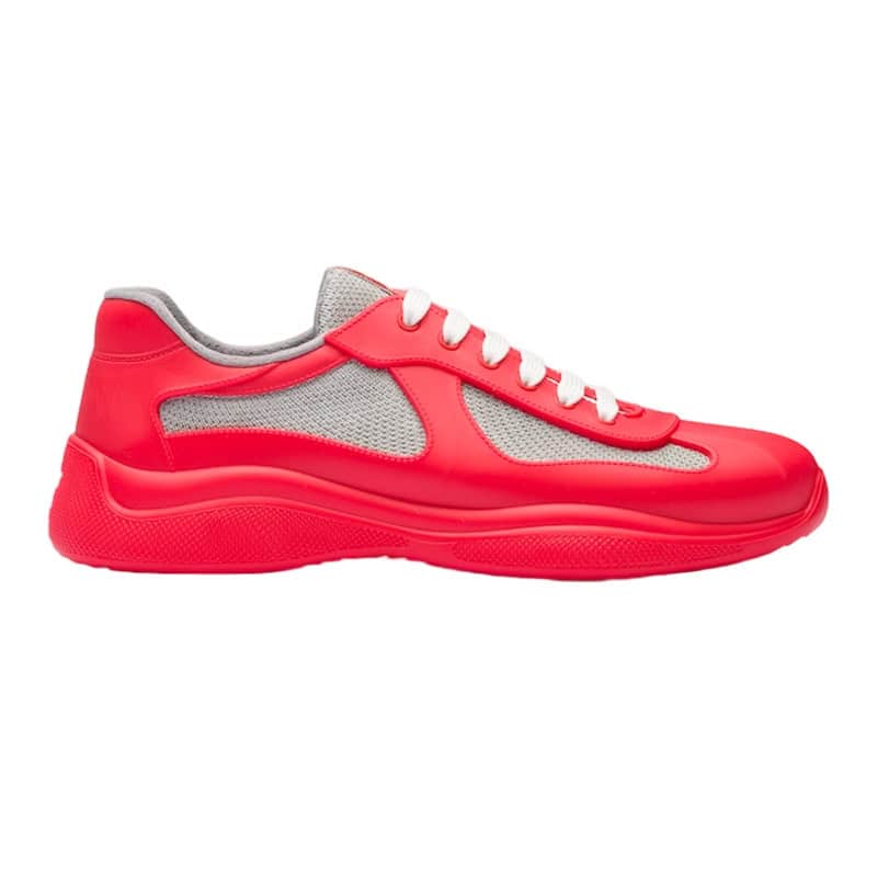PRADA AMERICA’S CUP SOFT RUBBER AND BIKE FABRIC SNEAKERS – PRD005
