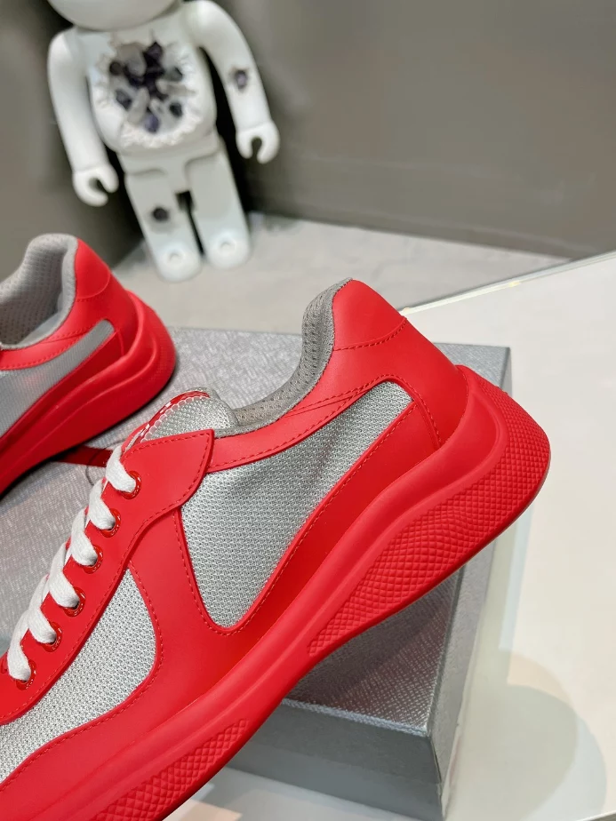 PRADA AMERICA’S CUP SOFT RUBBER AND BIKE FABRIC SNEAKERS – PRD005 - 图片 4