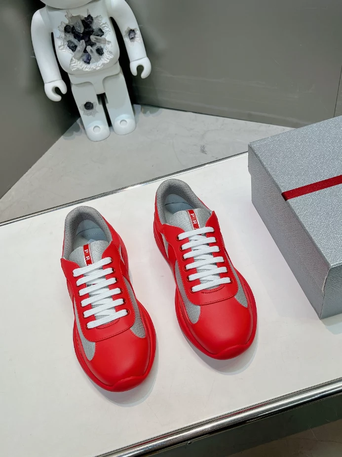 PRADA AMERICA’S CUP SOFT RUBBER AND BIKE FABRIC SNEAKERS – PRD005 - 图片 3