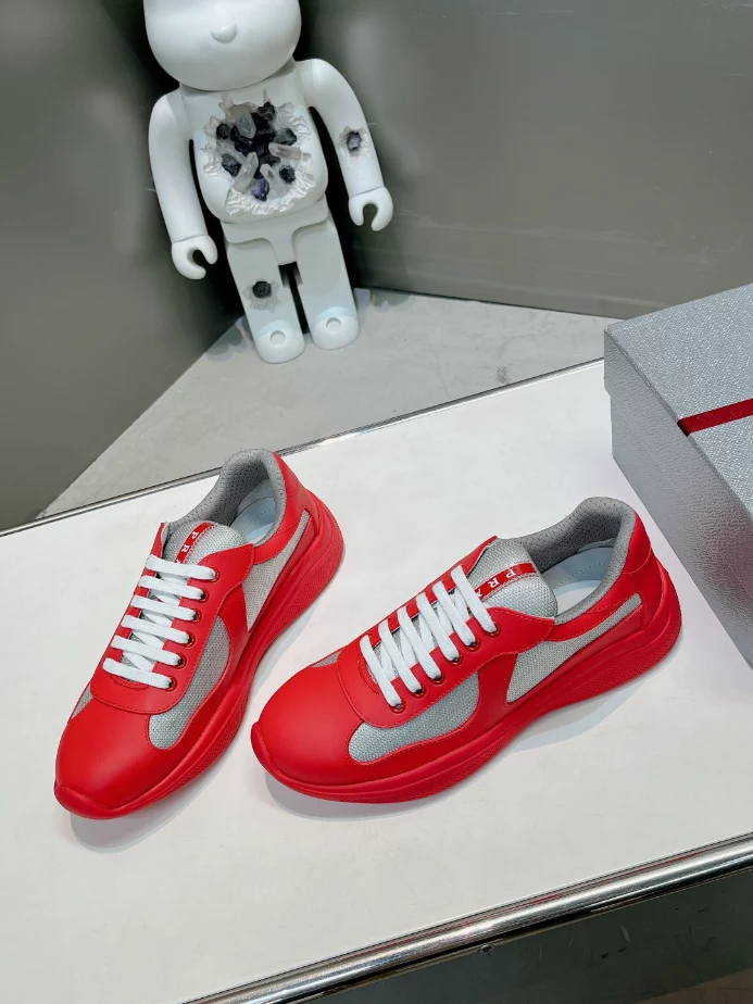 PRADA AMERICA’S CUP SOFT RUBBER AND BIKE FABRIC SNEAKERS – PRD005 - 图片 8