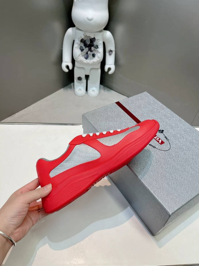 PRADA AMERICA’S CUP SOFT RUBBER AND BIKE FABRIC SNEAKERS – PRD005 - 图片 2