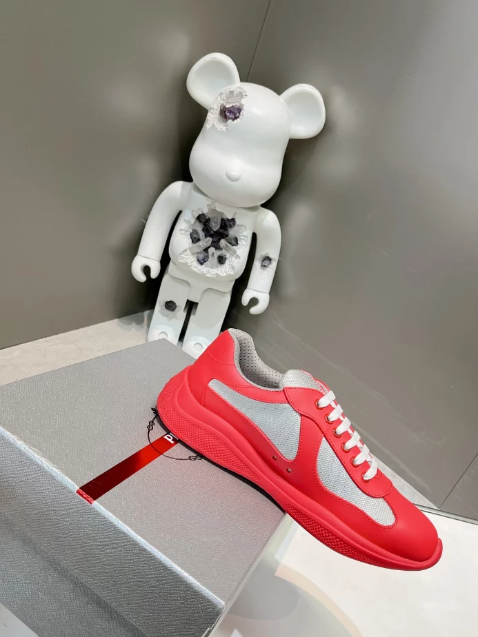 PRADA AMERICA’S CUP SOFT RUBBER AND BIKE FABRIC SNEAKERS – PRD005 - 图片 10