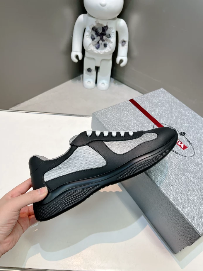 PRADA AMERICA’S CUP SOFT RUBBER AND BIKE FABRIC SNEAKERS – PRD006 - 图片 2