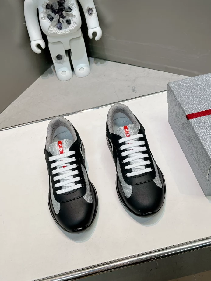 PRADA AMERICA’S CUP SOFT RUBBER AND BIKE FABRIC SNEAKERS – PRD006 - 图片 4