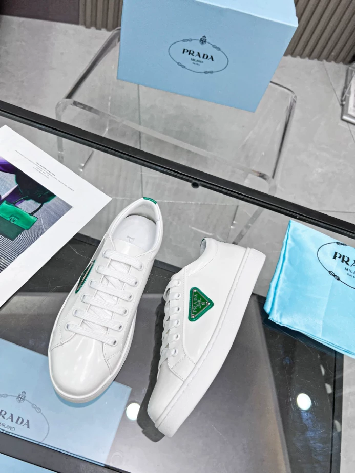 PRADA BRUSHED LEATHER SNEAKERS – PRD042 - 图片 8