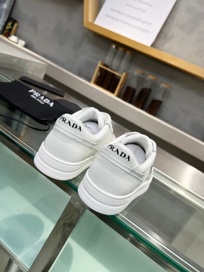 PRADA DOWNTOWN BRUSHED LEATHER SNEAKERS – PRD035 - 图片 7