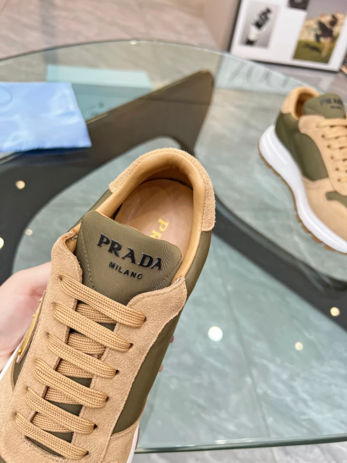 PRAX 01 DELAVÉ SUEDE AND RE-NYLON SNEAKERS – PRD046 - 图片 5