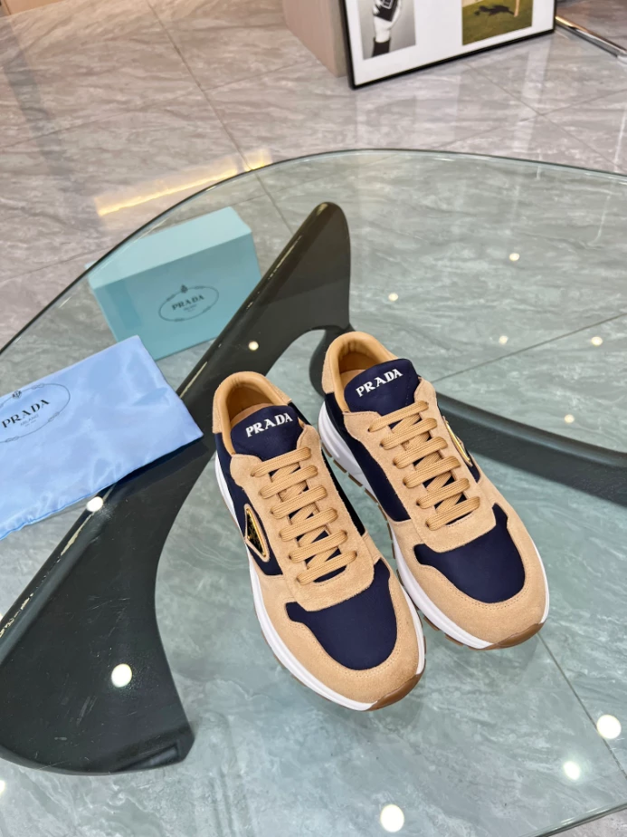 PRAX 01 DELAVÉ SUEDE AND RE-NYLON SNEAKERS – PRD048 - 图片 6