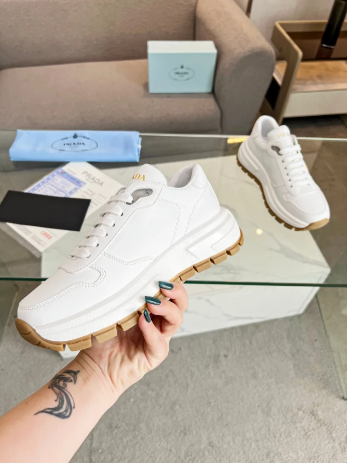 PRAX 01 DELAVÉ SUEDE AND RE-NYLON SNEAKERS – PRD049 - 图片 7