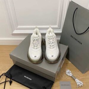 BALENCIAGA MEN’S TRIPLE S SNEAKER CLEAR SOLE – BB192