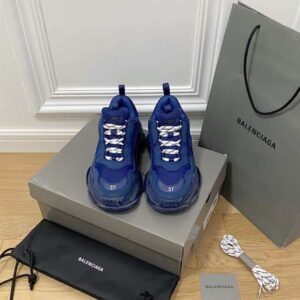 BALENCIAGA MEN’S TRIPLE S SNEAKER CLEAR SOLE – BB198