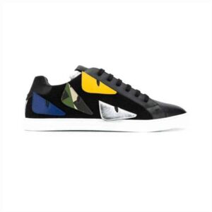 FENDI MONSTER EYES LOW-TOP TRAINERS SNEAKERS – FD05